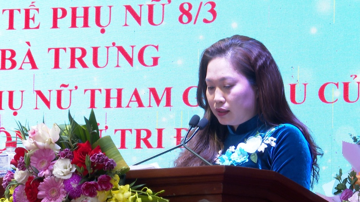 Xã Phú Xuyên tổ chức hội nghị kỷ niệm Ngày Quốc tế Phụ nữ 8/3 và nói chuyện chuyên đề về vai trò phụ nữ trong bầu cử- Ảnh 4.