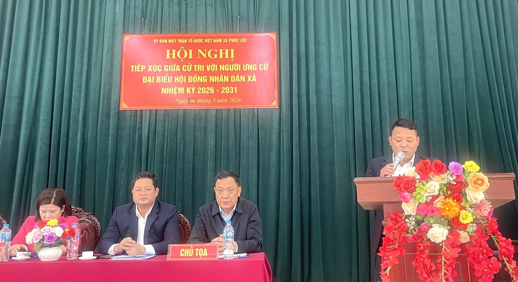 Ứng cử viên đại biểu HĐND xã Phúc Lộc đơn vị bầu cử số 4 tiếp xúc cử tri vận động bầu cử- Ảnh 7.