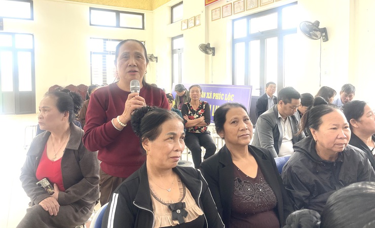 Ứng cử viên đại biểu HĐND xã Phúc Lộc đơn vị bầu cử số 4 tiếp xúc cử tri vận động bầu cử- Ảnh 9.