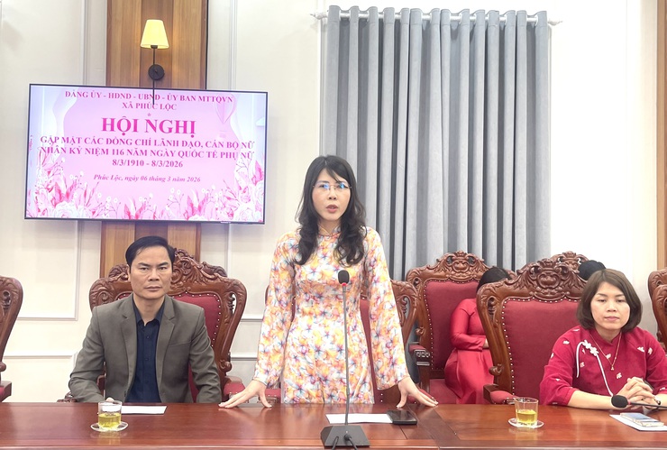 Phúc Lộc gặp mặt các đồng chí lãnh đạo, cán bộ, công chức, nhân viên nữ nhân Ngày Quốc tế Phụ nữ (8/3/1910-8/3/2026)- Ảnh 3.