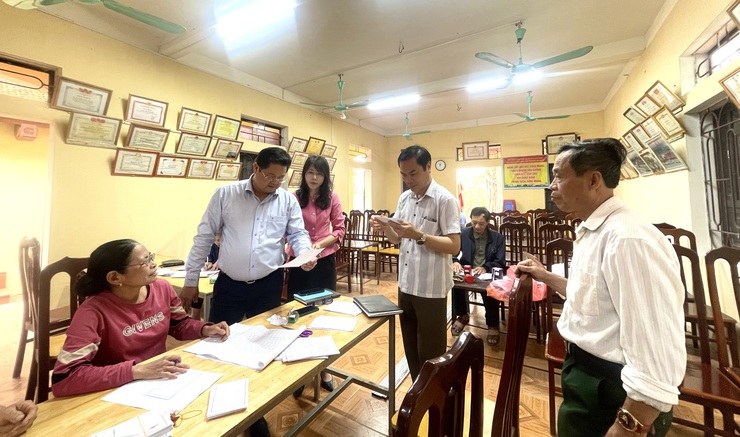 Lãnh đạo xã Phúc Lộc kiểm tra công tác chuẩn bị bầu cử nhiệm kỳ 2026–2031- Ảnh 6.