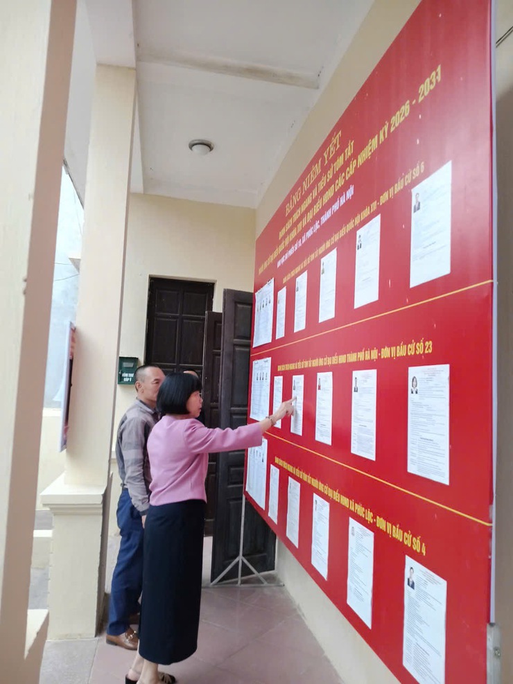 Lãnh đạo xã Phúc Lộc kiểm tra công tác chuẩn bị bầu cử nhiệm kỳ 2026–2031- Ảnh 3.