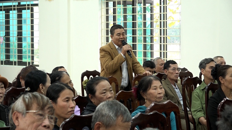 Ứng cử viên đại biểu HĐND xã Mỹ Đức (Đơn vị bầu cử số 5) tiếp xúc cư tri- Ảnh 13.