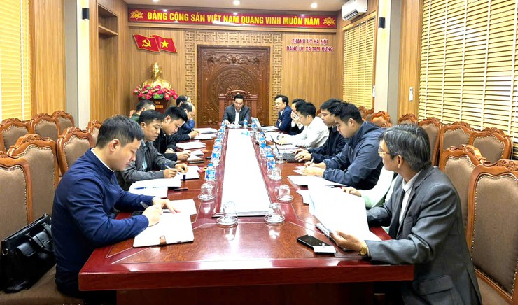 Tam Hưng tập trung cao cho công tác bầu cử- Ảnh 1.