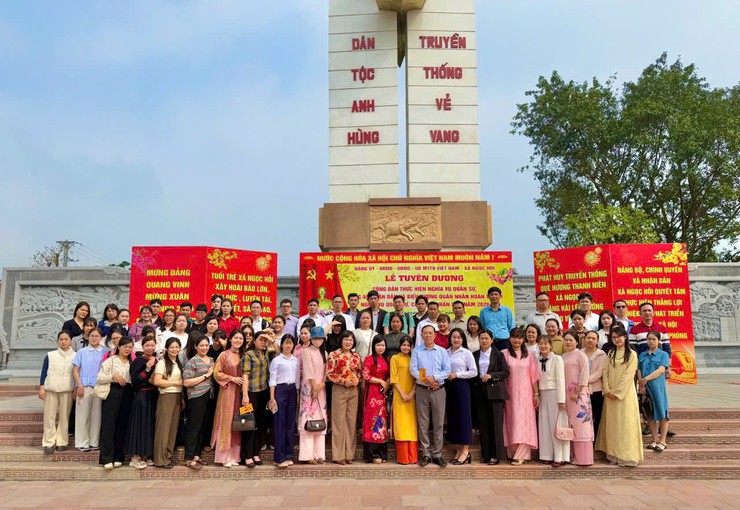 Tham quan thực tế tại Khu di tích chiến thắng Ngọc Hồi xuân Kỷ Dậu 1789- Ảnh 2.