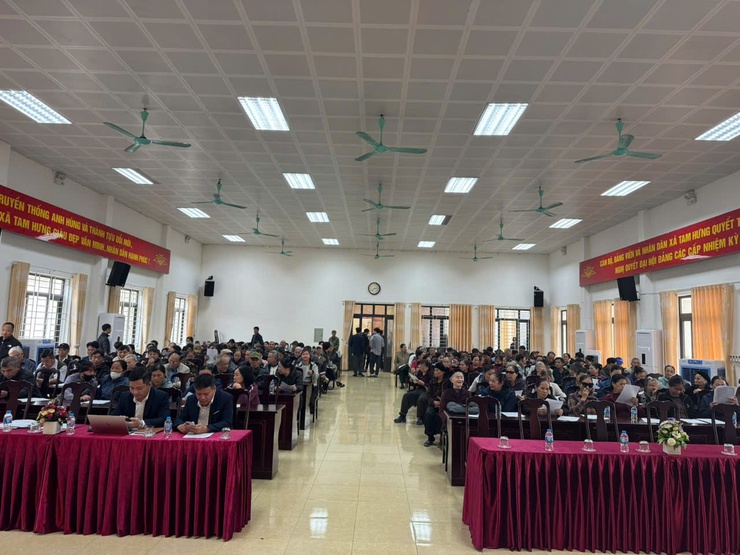 Hội nghị họp dân Đội 2 thôn Bạch Nao: Tăng cường đồng thuận trong công tác giải phóng mặt bằng Dự án Khu đô thị thể thao Olympic- Ảnh 4.