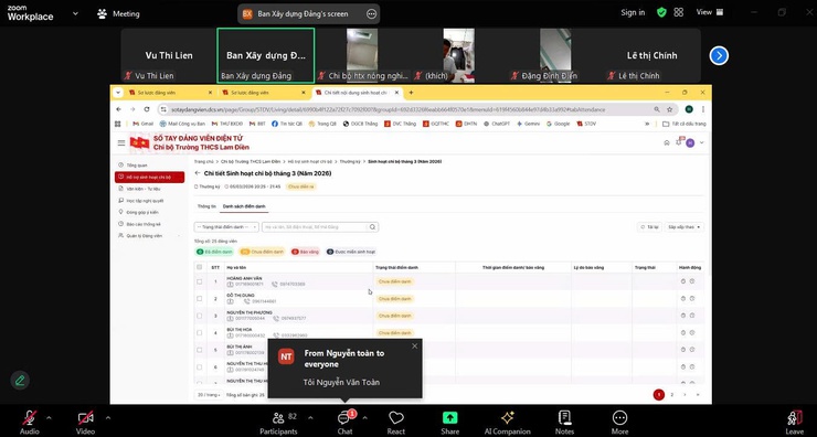 Ban Xây dựng Đảng xã Quảng Bị tổ chức Hội nghị tập huấn ứng dụng Sổ tay đảng viên điện tử- Ảnh 2.