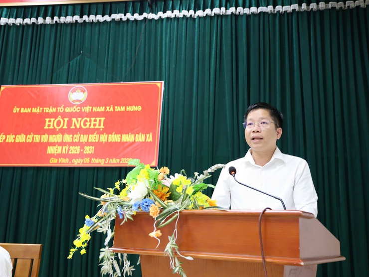 Cử tri thôn Gia Vĩnh tiếp xúc ứng cử viên đại biểu HĐND xã Tam Hưng nhiệm kỳ 2026–2031- Ảnh 3.