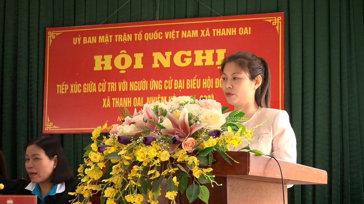 08 ứng cử viên đại biểu HĐND xã đơn vị bầu cử số 01 tiếp xúc cử tri thôn Đồng Tâm, Dũng Tiến- Ảnh 12.