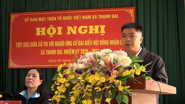 08 ứng cử viên đại biểu HĐND xã đơn vị bầu cử số 01 tiếp xúc cử tri thôn Đồng Tâm, Dũng Tiến- Ảnh 8.