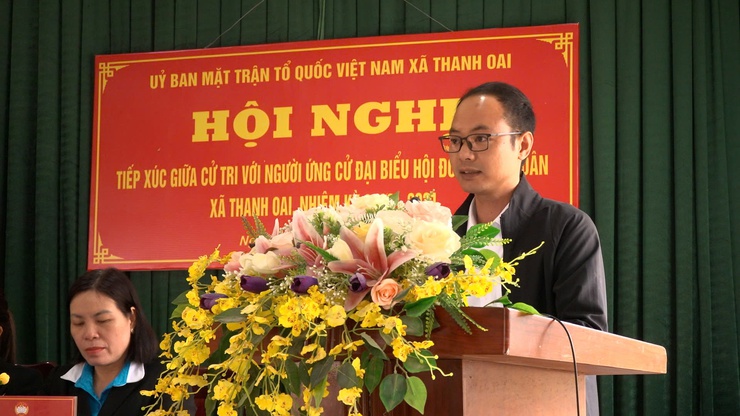 08 ứng cử viên đại biểu HĐND xã đơn vị bầu cử số 01 tiếp xúc cử tri thôn Đồng Tâm, Dũng Tiến- Ảnh 11.