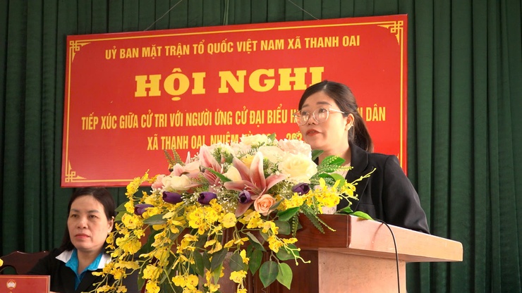 08 ứng cử viên đại biểu HĐND xã đơn vị bầu cử số 01 tiếp xúc cử tri thôn Đồng Tâm, Dũng Tiến- Ảnh 10.