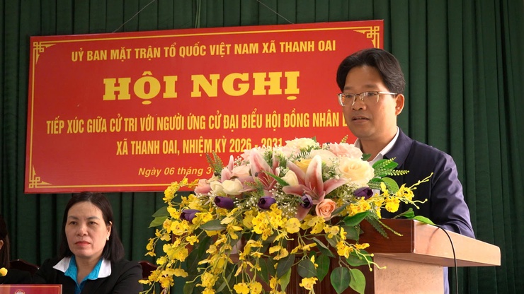 08 ứng cử viên đại biểu HĐND xã đơn vị bầu cử số 01 tiếp xúc cử tri thôn Đồng Tâm, Dũng Tiến- Ảnh 7.