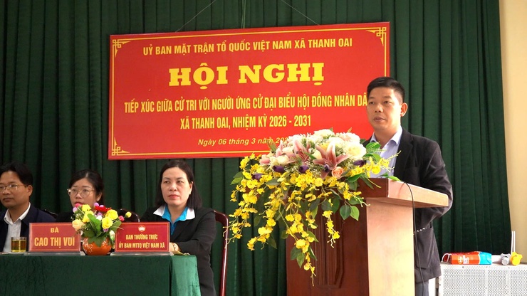 08 ứng cử viên đại biểu HĐND xã đơn vị bầu cử số 01 tiếp xúc cử tri thôn Đồng Tâm, Dũng Tiến- Ảnh 5.