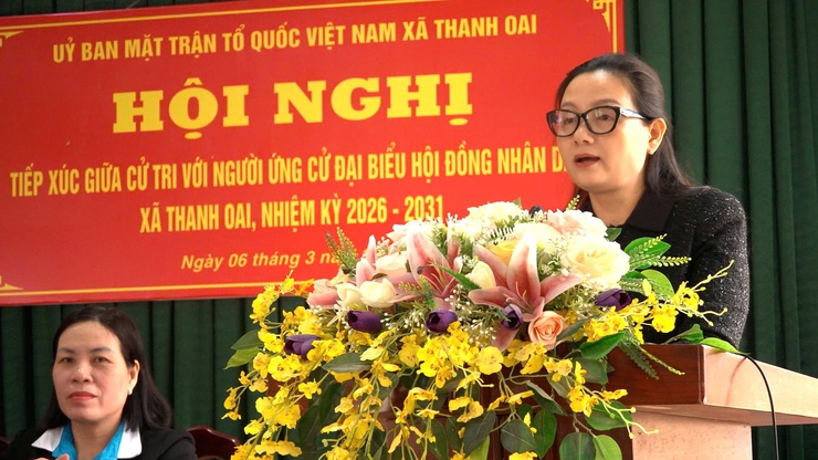 08 ứng cử viên đại biểu HĐND xã đơn vị bầu cử số 01 tiếp xúc cử tri thôn Đồng Tâm, Dũng Tiến- Ảnh 6.