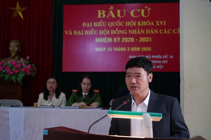 Người ứng cử đại biểu HĐND phường Chương Mỹ khóa II, nhiệm kỳ 2026 – 2031 tiếp xúc cử tri tại tổ dân phố Đồng Nanh- Ảnh 4.