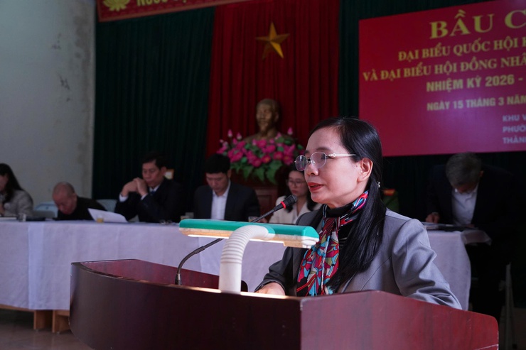 Người ứng cử đại biểu HĐND phường Chương Mỹ khóa II, nhiệm kỳ 2026 – 2031 tiếp xúc cử tri tại tổ dân phố Đồng Nanh- Ảnh 6.