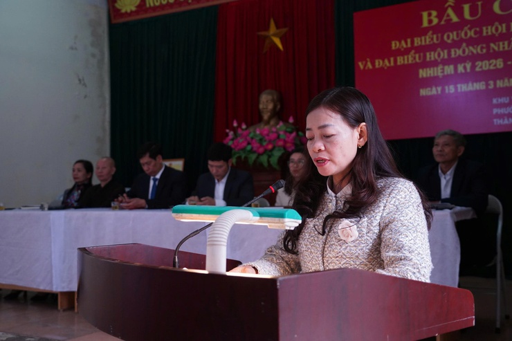 Người ứng cử đại biểu HĐND phường Chương Mỹ khóa II, nhiệm kỳ 2026 – 2031 tiếp xúc cử tri tại tổ dân phố Đồng Nanh- Ảnh 8.