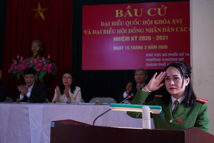 Người ứng cử đại biểu HĐND phường Chương Mỹ khóa II, nhiệm kỳ 2026 – 2031 tiếp xúc cử tri tại tổ dân phố Đồng Nanh- Ảnh 9.