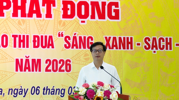 UBND XÃ ỨNG HÒA TỔ CHỨC LỄ PHÁT ĐỘNG PHONG TRÀO THI ĐUA “SÁNG – XANH – SẠCH – ĐẸP” NĂM 2026.- Ảnh 1.
