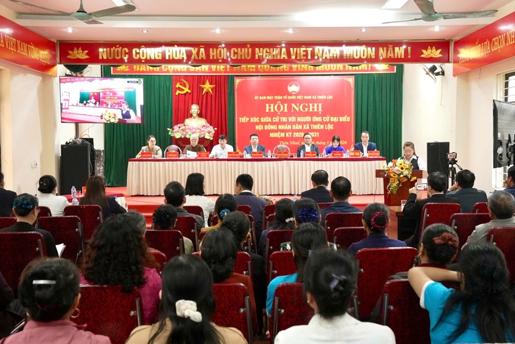 16 ứng cử viên đại biểu HĐND xã Thiên Lộc khóa II, nhiệm kỳ 2026 – 2031 tiếp xúc cử tri đơn vị bầu cử số 5 và số 6 để vận động bầu cử- Ảnh 6.