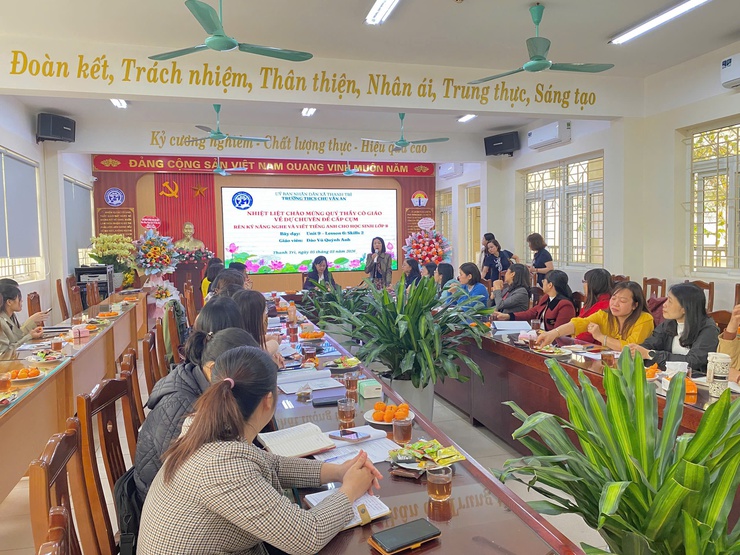 DẤU ẤN CHUYÊN ĐỀ CẤP CỤM MÔN TIẾNG ANH TẠI TRƯỜNG THCS CHU VĂN AN – THANH TRÌ- Ảnh 1.