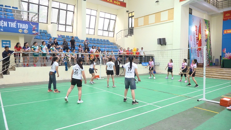 SÔI NỔI GIẢI BÓNG CHUYỀN HƠI NỮ XÃ THANH OAI MỞ RỘNG NĂM 2026- Ảnh 9.