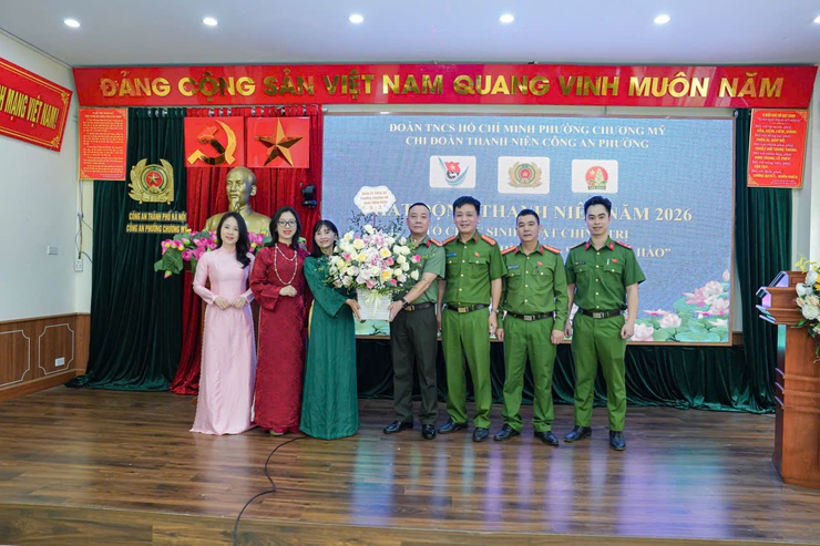 Công an phường Chương Mỹ phát động Tháng Thanh niên năm 2026 và kỷ niệm Ngày Quốc tế Phụ nữ 8/3- Ảnh 4.