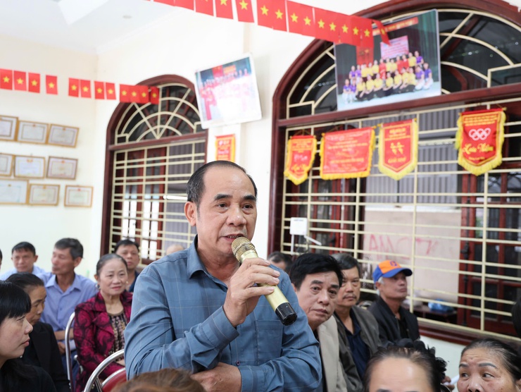 Hội nghị họp dân thôn Từ Am về công tác giải phóng mặt bằng Dự án Khu đô thị Thể thao Olympic- Ảnh 7.