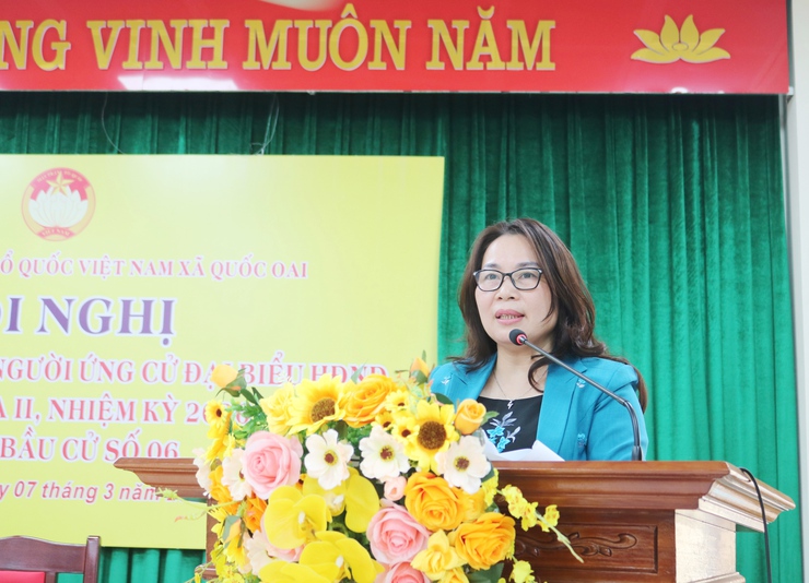 Xã Quốc Oai hoàn thành tổ chức hội nghị tiếp xúc cử tri để các ứng cử viên đại biểu HĐND xã khóa II, nhiệm kỳ 2026-2031 thực hiện quyền vận động bầu cử- Ảnh 8.