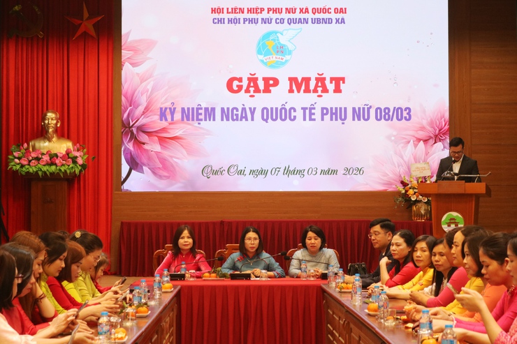  Chi hội Phụ nữ cơ quan UBND Xã Quốc Oai gặp mặt kỷ niệm 116 năm Ngày Quốc tế Phụ nữ 8/3 và 1.986 năm Khởi nghĩa Hai Bà Trưng- Ảnh 6.