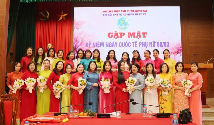  Chi hội Phụ nữ cơ quan UBND Xã Quốc Oai gặp mặt kỷ niệm 116 năm Ngày Quốc tế Phụ nữ 8/3 và 1.986 năm Khởi nghĩa Hai Bà Trưng- Ảnh 2.