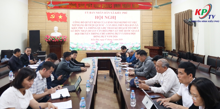 UBND xã Kiều Phú công bố quyết định xếp hạng di tích lịch sử – văn hóa và thông qua kế hoạch tổ chức Lễ đón nhận di sản văn hóa phi vật thể quốc gia Lễ hội chùa Đồng Bụt năm 2026- Ảnh 2.