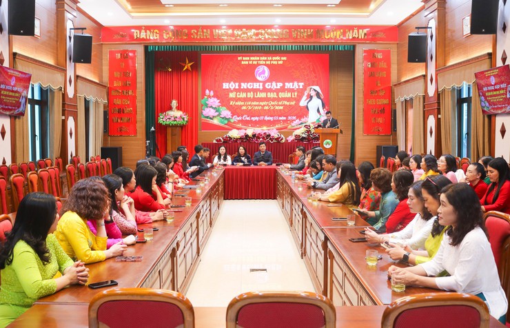 Quốc Oai: Gặp mặt nữ cán bộ lãnh đạo nhân kỷ niệm 116 năm Ngày Quốc tế Phụ nữ (08/3/1910 – 08/3/2026)- Ảnh 1.