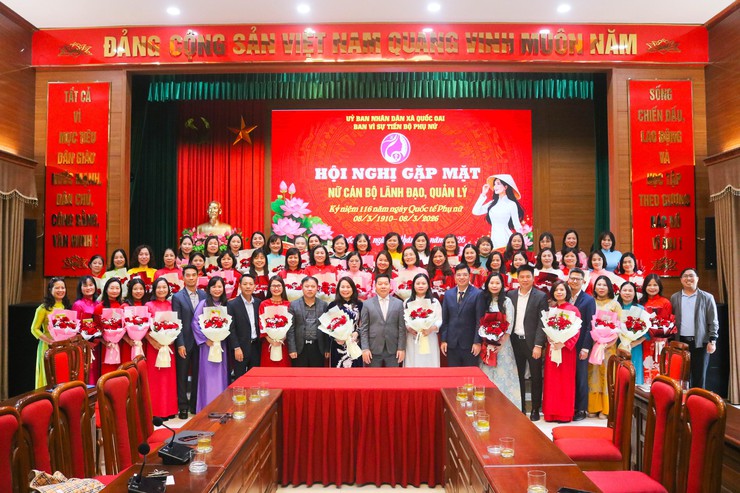 Quốc Oai: Gặp mặt nữ cán bộ lãnh đạo nhân kỷ niệm 116 năm Ngày Quốc tế Phụ nữ (08/3/1910 – 08/3/2026)- Ảnh 10.