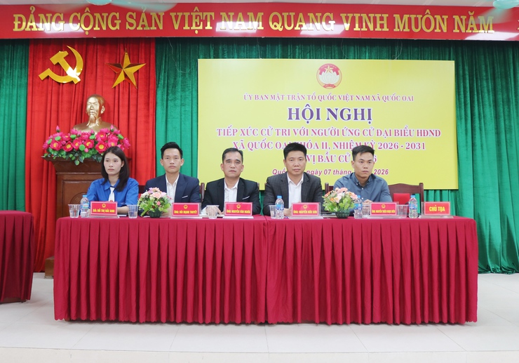 Xã Quốc Oai hoàn thành tổ chức hội nghị tiếp xúc cử tri để các ứng cử viên đại biểu HĐND xã khóa II, nhiệm kỳ 2026-2031 thực hiện quyền vận động bầu cử- Ảnh 7.