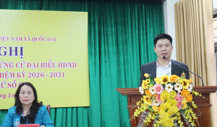 Xã Quốc Oai hoàn thành tổ chức hội nghị tiếp xúc cử tri để các ứng cử viên đại biểu HĐND xã khóa II, nhiệm kỳ 2026-2031 thực hiện quyền vận động bầu cử- Ảnh 14.