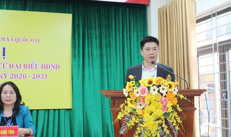 Xã Quốc Oai hoàn thành tổ chức hội nghị tiếp xúc cử tri để các ứng cử viên đại biểu HĐND xã khóa II, nhiệm kỳ 2026-2031 thực hiện quyền vận động bầu cử- Ảnh 9.