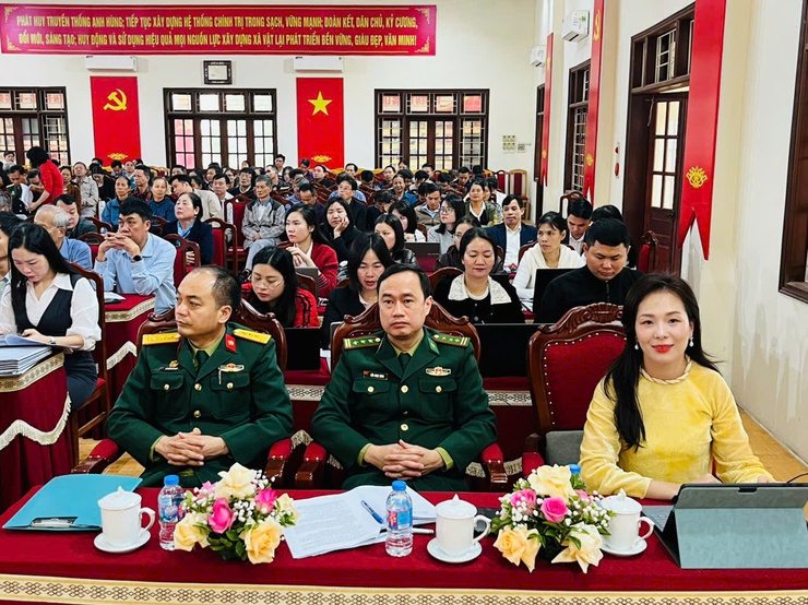 xã Vật lại tổ chức hội nghị tập huấn công tác bầu cử đại biểu Quốc hội và đại biểu HĐND các cấp nhiệm kỳ 2026 – 2031 - Ảnh 4.