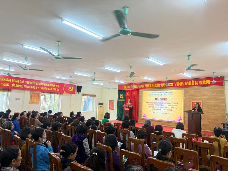 Trạm Y tế phường Thanh Xuân tổ chức Hội nghị triển khai Kế hoạch Chiến dịch truyền thông lồng ghép cung cấp dịch vụ chăm sóc sức khỏe sinh sản, kế hoạch hóa gia đình và nâng cao chất lượng dân số năm 2026- Ảnh 3.