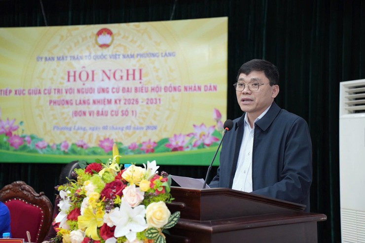 PHƯỜNG LÁNG TỔ CHỨC HỘI NGHỊ TIẾP XÚC CỬ TRI VỚI NGƯỜI ỨNG CỬ ĐẠI BIỂU HĐND PHƯỜNG NHIỆM KỲ 2026 – 2031 TẠI ĐƠN VỊ BẦU CỬ SỐ 1- Ảnh 4.