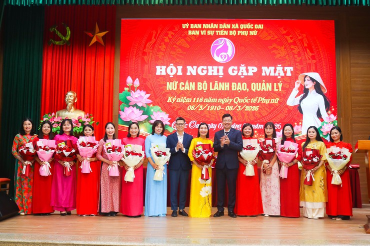 Quốc Oai: Gặp mặt nữ cán bộ lãnh đạo nhân kỷ niệm 116 năm Ngày Quốc tế Phụ nữ (08/3/1910 – 08/3/2026)- Ảnh 5.