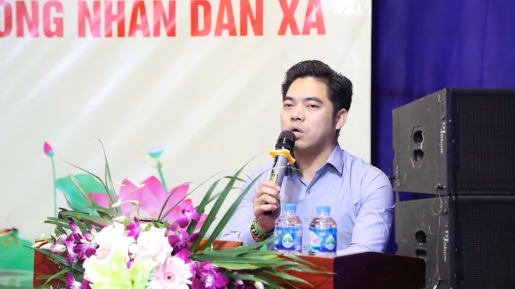 Cử tri Chi Đông 7 tiếp xúc với các ứng cử viên đại biểu HĐND xã Quang Minh- Ảnh 5.