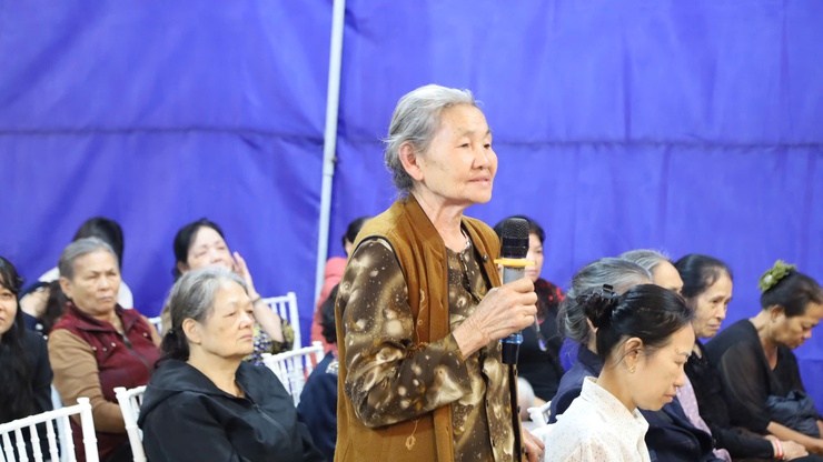 Cử tri Chi Đông 7 tiếp xúc với các ứng cử viên đại biểu HĐND xã Quang Minh- Ảnh 7.