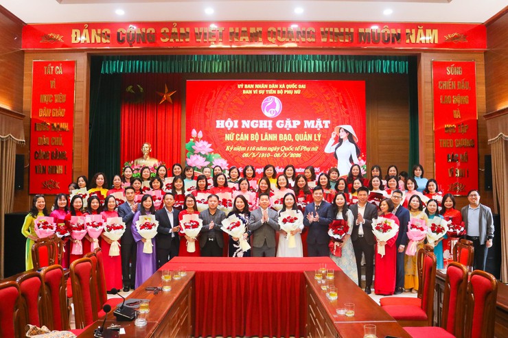 Quốc Oai: Gặp mặt nữ cán bộ lãnh đạo nhân kỷ niệm 116 năm Ngày Quốc tế Phụ nữ (08/3/1910 – 08/3/2026)- Ảnh 9.