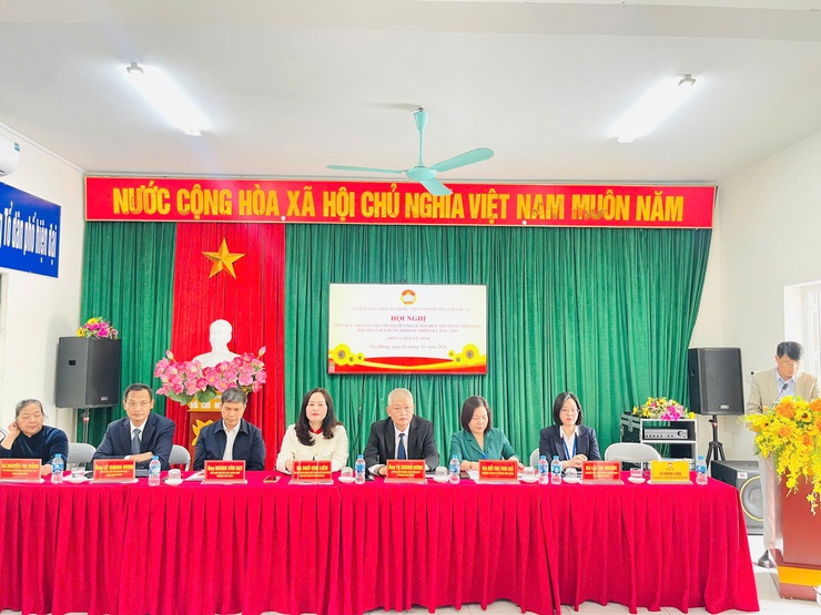 Phường Việt Hưng tổ chức Hội nghị tiếp xúc cử tri với người ứng cử đại biểu HĐND phường khóa II, nhiệm kỳ 2026 – 2031.- Ảnh 7.