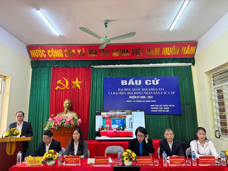 Phường Việt Hưng tổ chức Hội nghị tiếp xúc cử tri với người ứng cử đại biểu HĐND phường khóa II, nhiệm kỳ 2026 – 2031.- Ảnh 6.