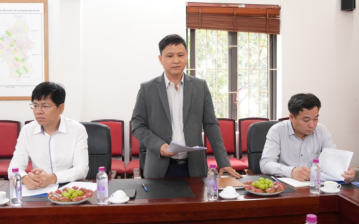 Đoàn kiểm tra Ban bầu cử HĐND thành phố Hà Nội kiểm tra công tác chuẩn bị bầu cử tại xã Bát Tràng- Ảnh 1.