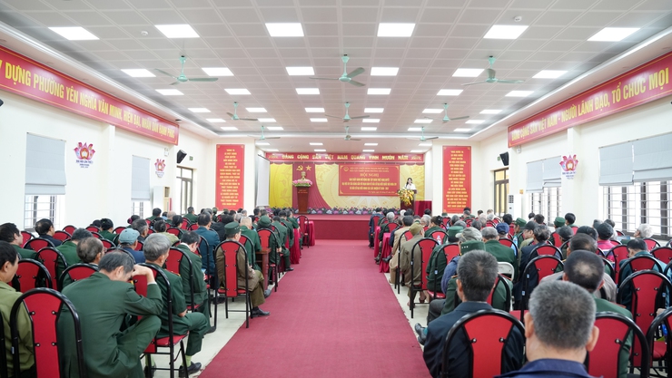 Hơn 300 Cựu chiến binh phường Yên Nghĩa được học tập, quán triệt Nghị quyết Đại hội XIV của Đảng và mạn đàm về công tác bầu cử đại biểu Quốc hội khóa XVI và đại biểu HĐND các cấp nhiệm kỳ 2026 – 2031- Ảnh 6.