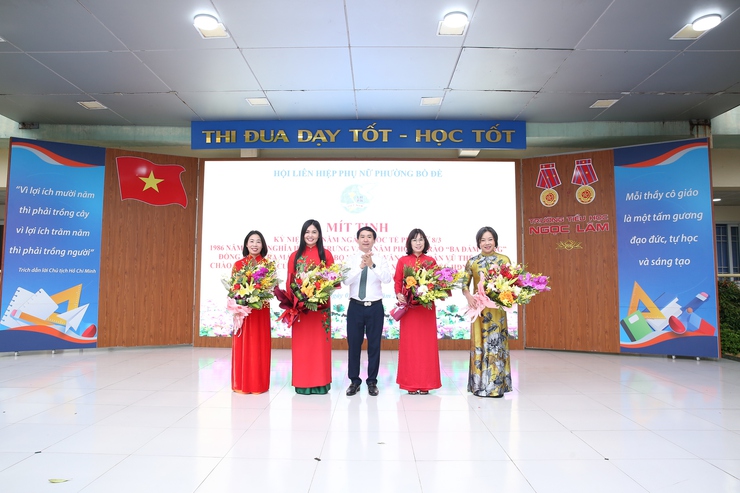 Hội Liên hiệp phụ nữ phường Bồ Đề tổ chức Mít tinh chào mừng 116 năm ngày quốc tế phụ nữ 8/3; chào mừng Bầu cử đại biểu Quốc hội khoá XVI và đại biểu HĐND các cấp nhiệm kỳ 2026 - 2031- Ảnh 2.